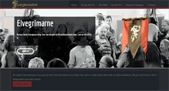 Desktop Screenshot of elvegrimarne.se